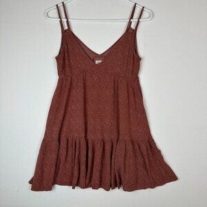 O'Neil Tiered Baby doll Ditsy Print Tank Mini Dress Beachy